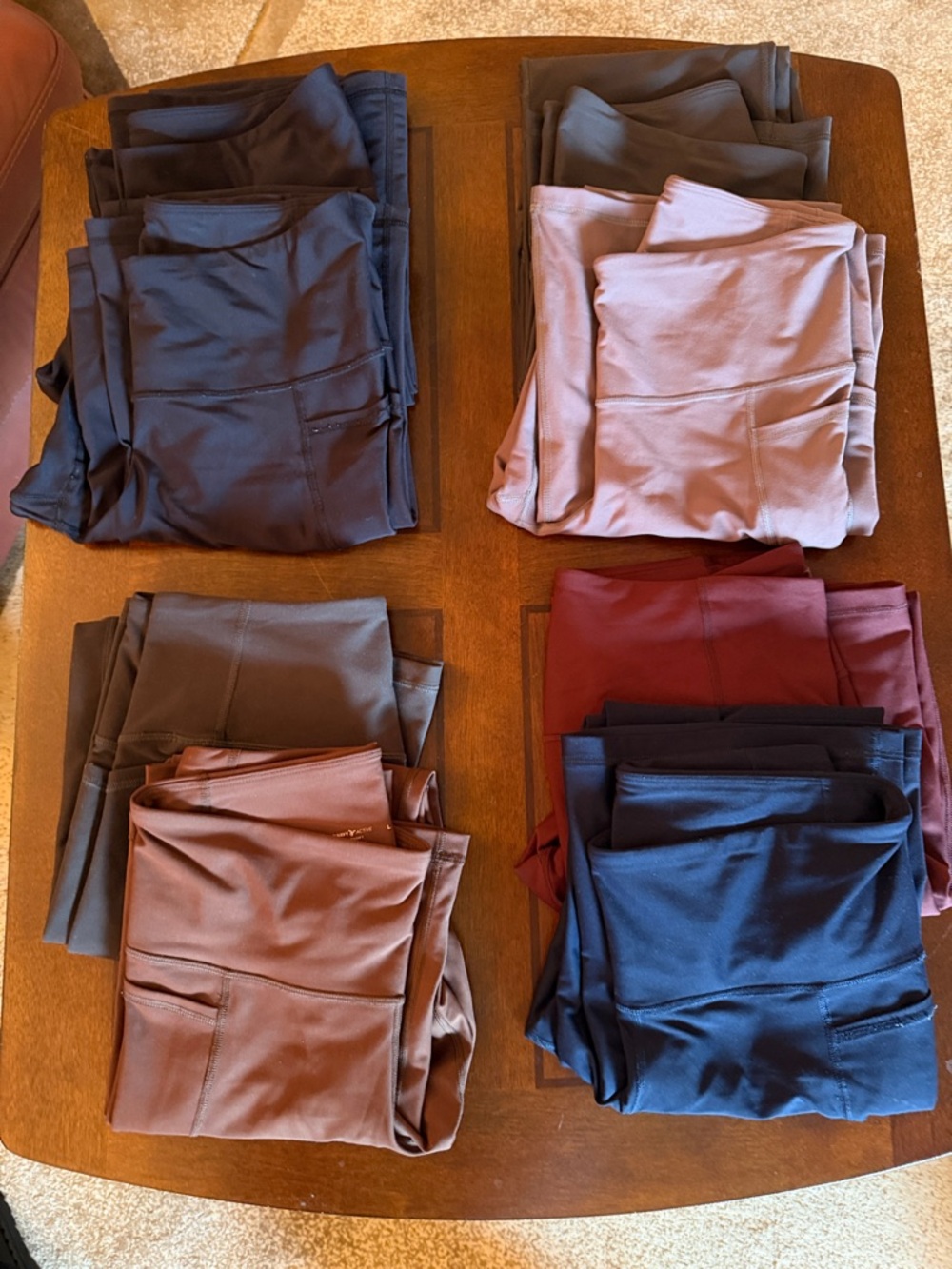 Old Navy High-Rise Slim Boot-Cut Active Leggings 8 pair various colors large - Picture 5 of 5